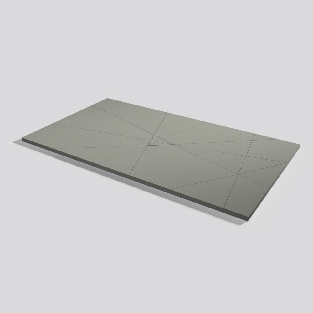 Shower tray Smart Quiz Grey Rectangular 180x100