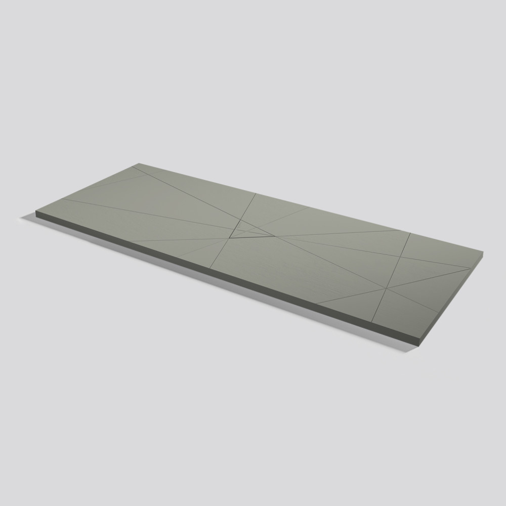 Shower tray Smart Quiz Grey Rectangular 180x70