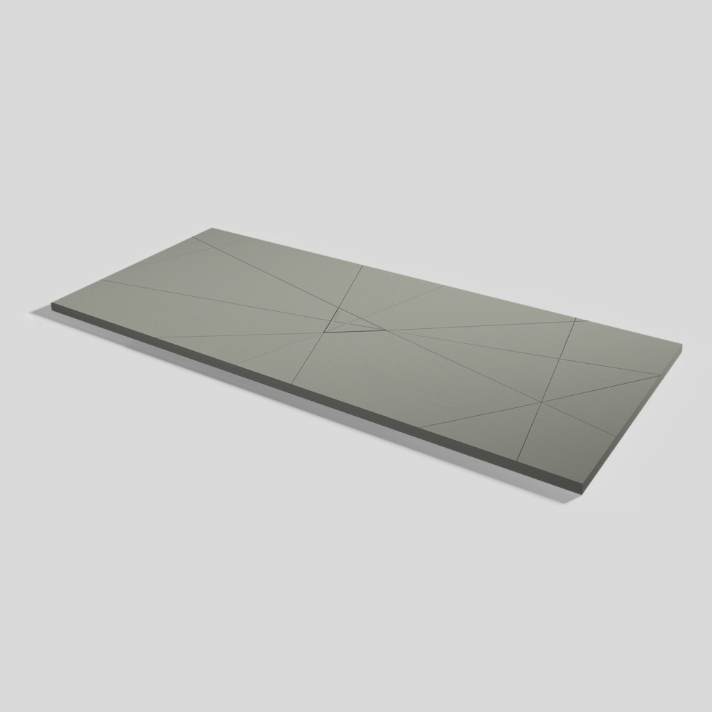 Shower tray Smart Quiz Grey Rectangular 180x80
