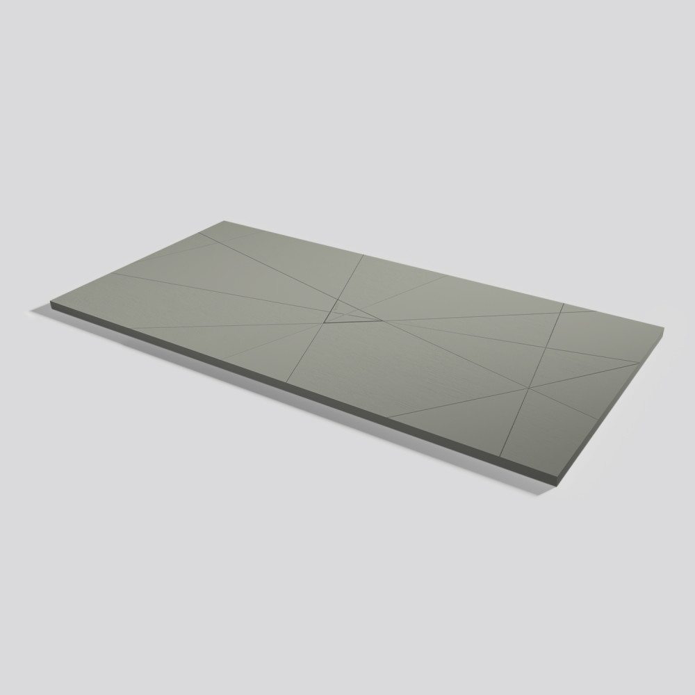 Plato de ducha Smart Quiz Grey Rectangular 180x90