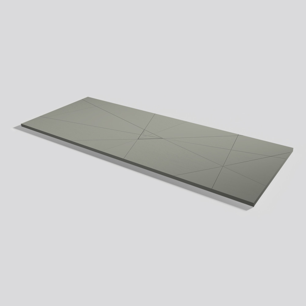 Shower tray Smart Quiz Grey Rectangular 200x80
