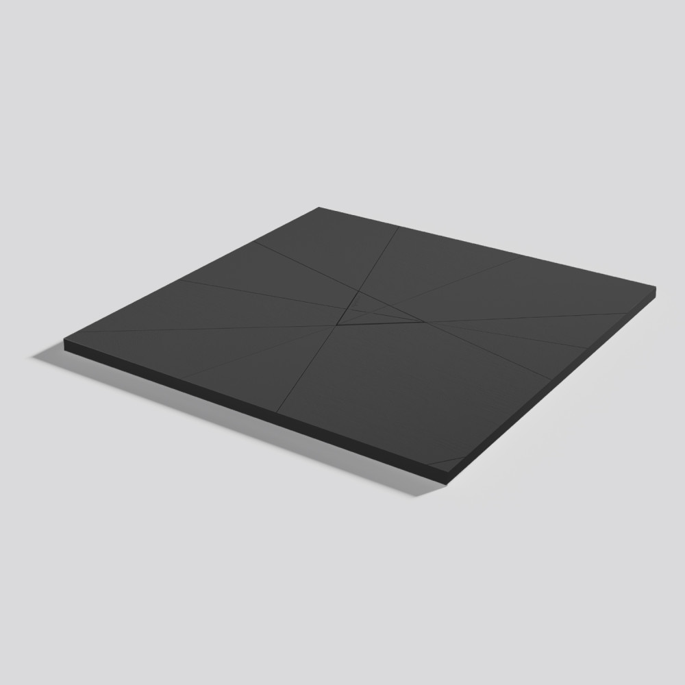 Plato de ducha Smart Quiz Ink Cuadrado 90x90