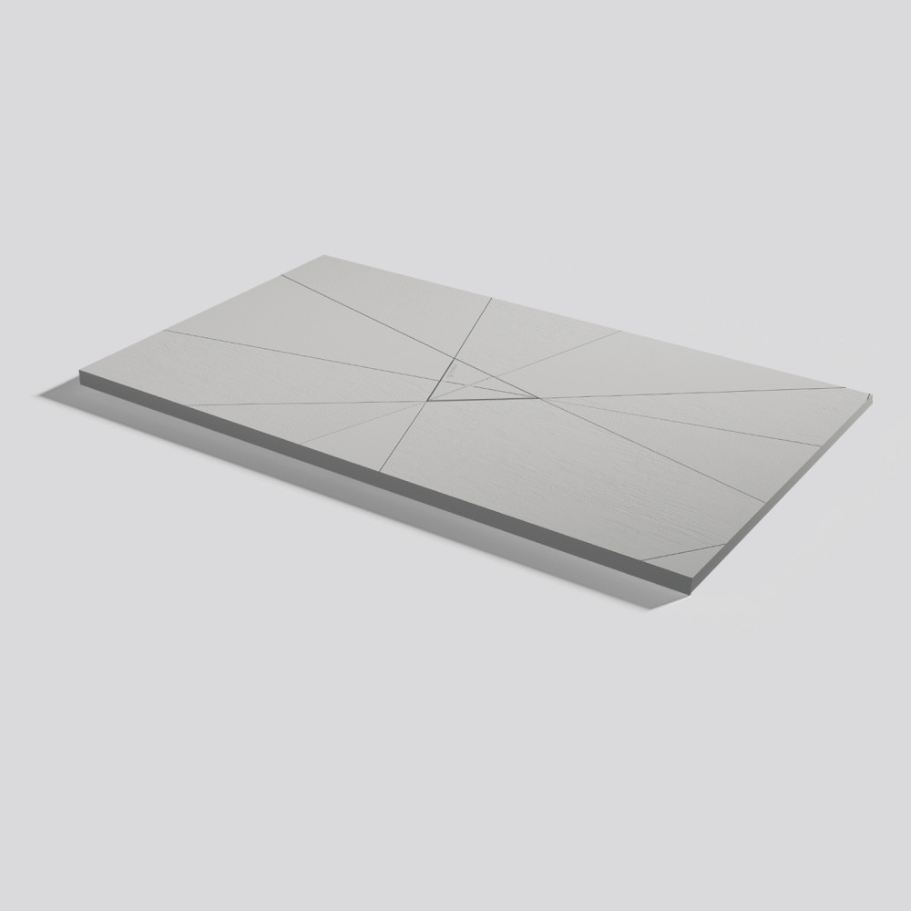 Plato de ducha Smart Quiz Marfil Rectangular 120x70