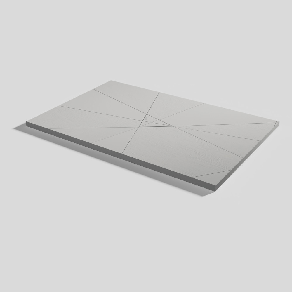 Plato de ducha Smart Quiz Marfil Rectangular 120x80