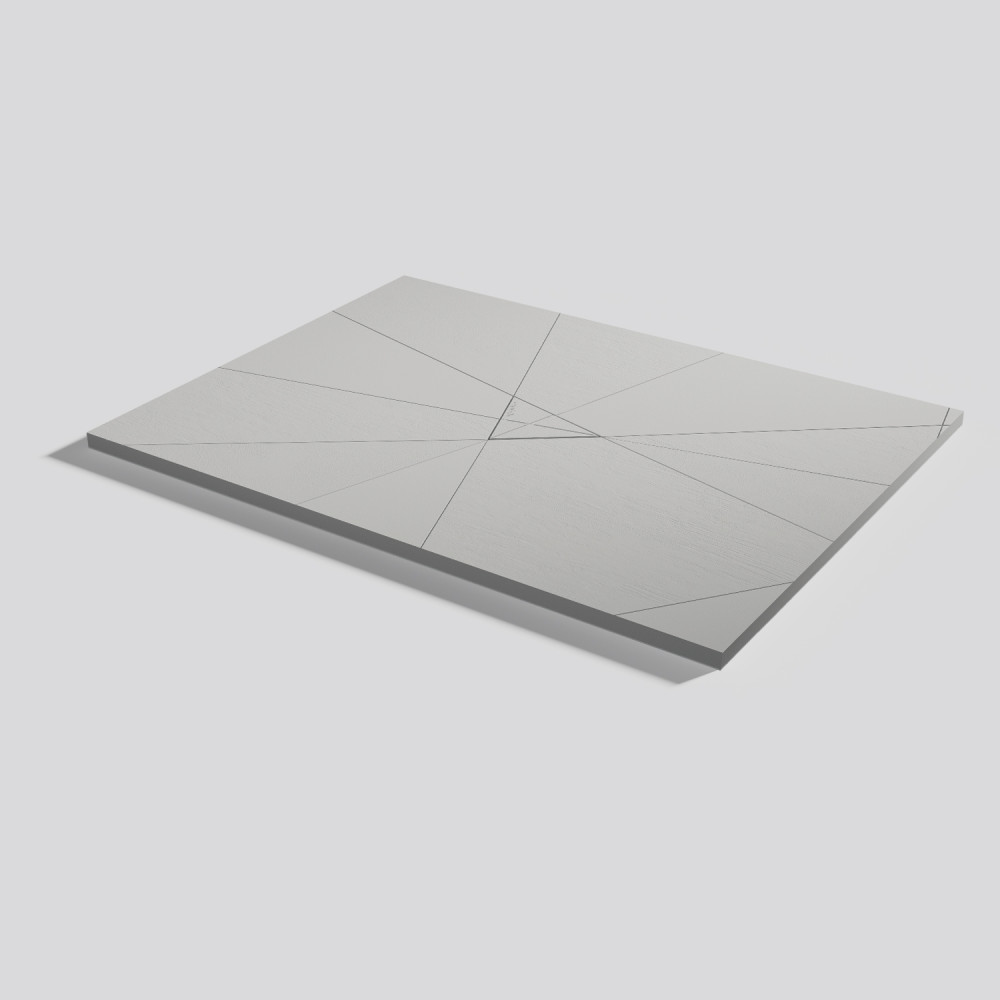 Plato de ducha Smart Quiz Marfil Rectangular 120x90