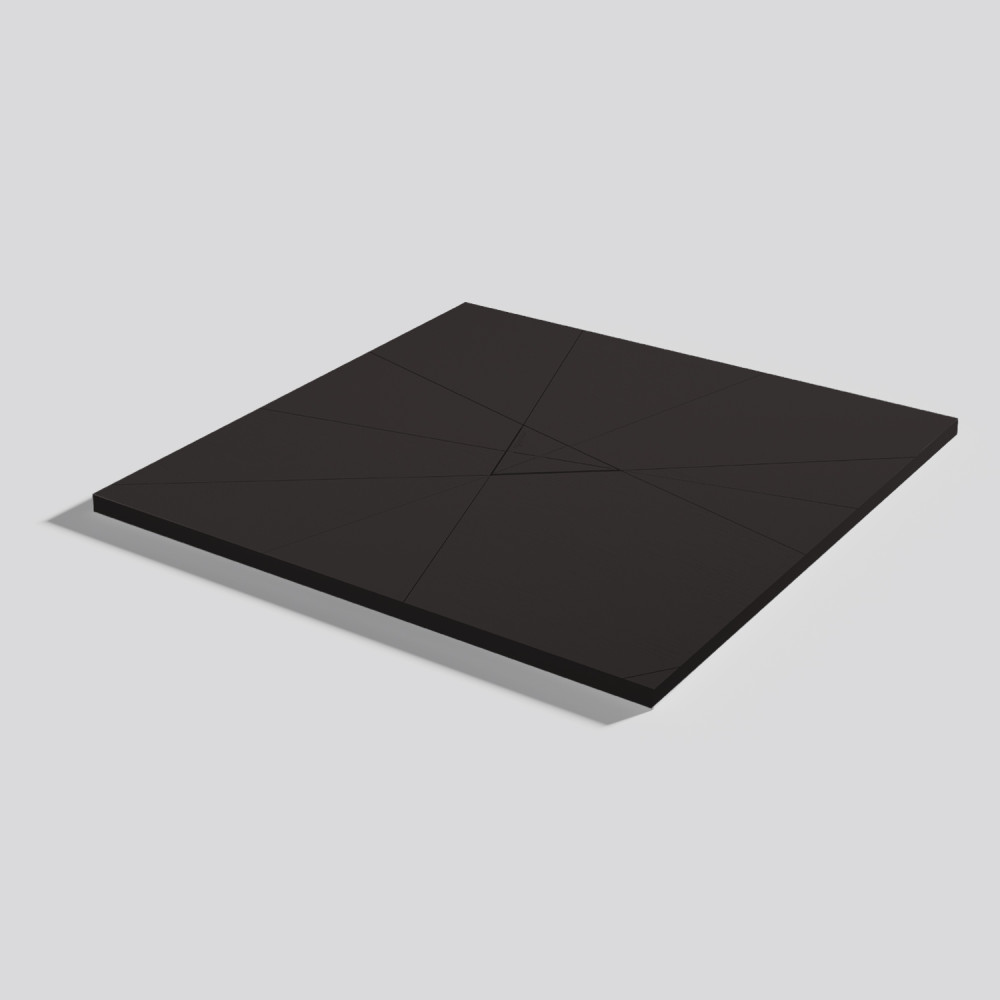 Plato de ducha Smart Quiz Moka Cuadrado 90x90