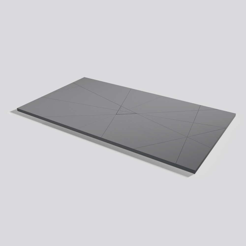 Shower tray Smart Quiz Platinum Rectangular 180x100