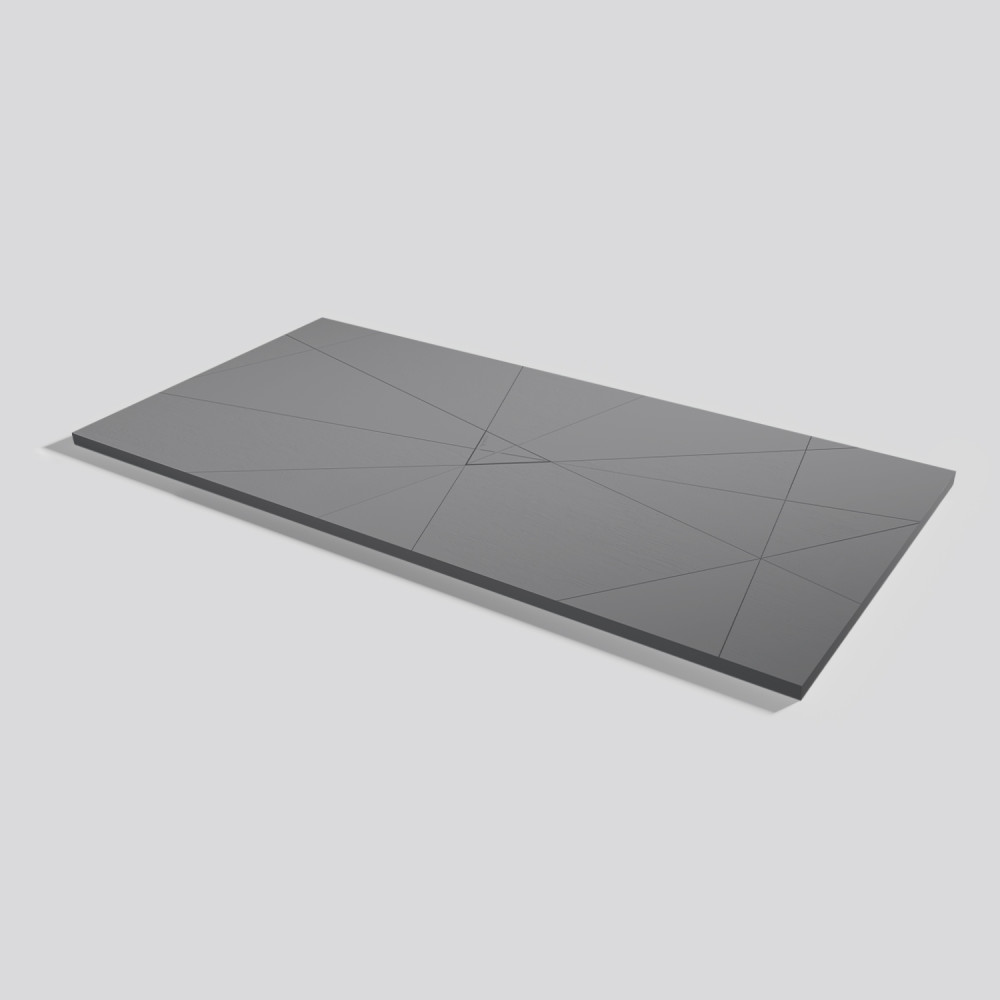 Shower tray Smart Quiz Platinum Rectangular 180x90