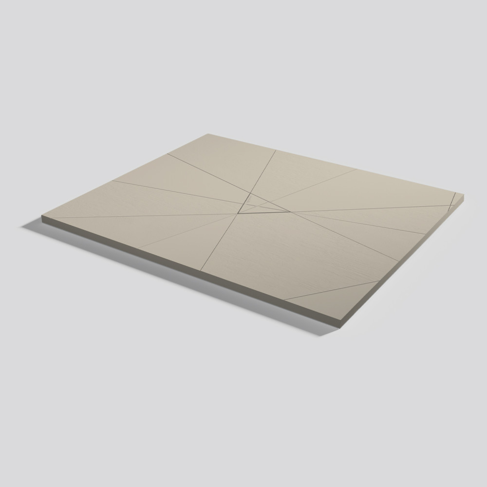 Receveur de douche Smart Quiz Sand Rectangulaire 120x100