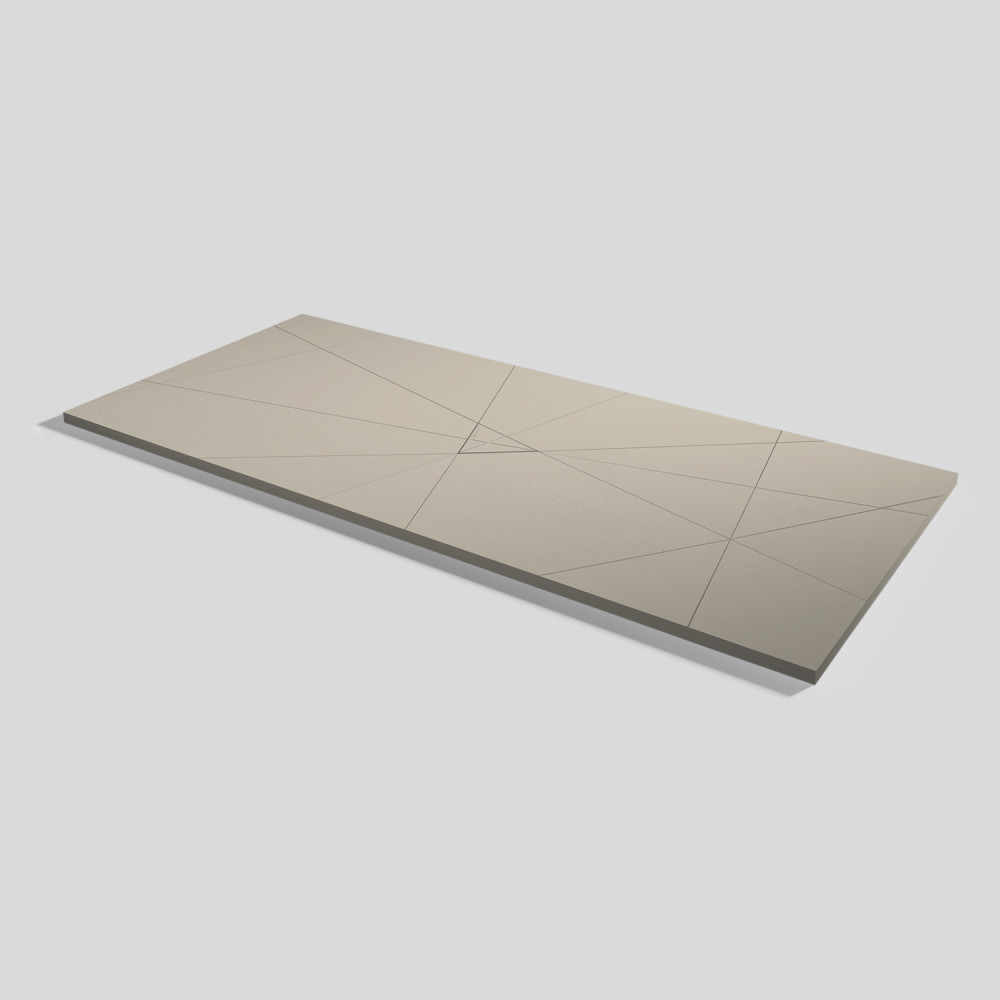 Shower tray Smart Quiz Sand Rectangular 200x90