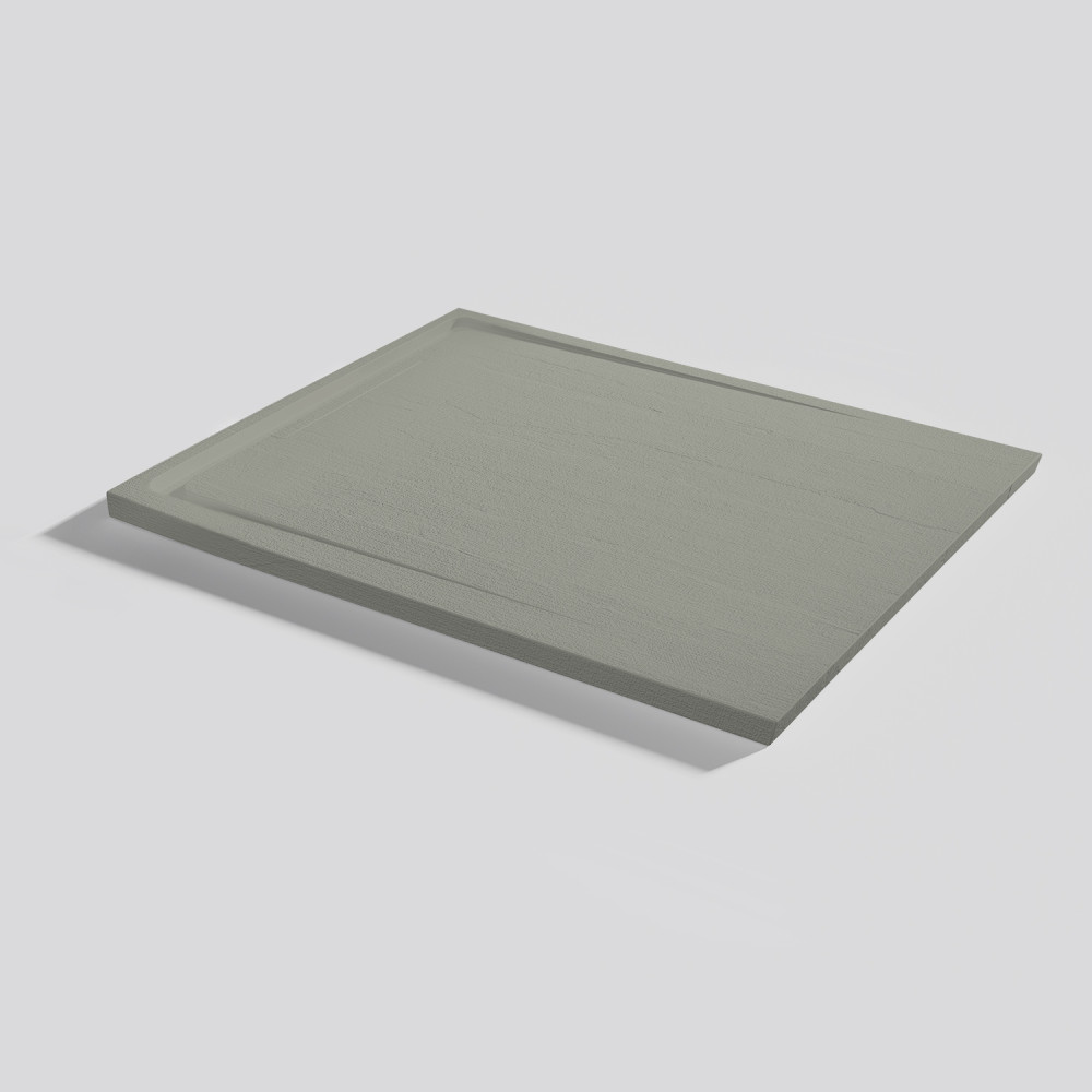 Shower tray Tempo Arabba Grey Rectangular 100x80