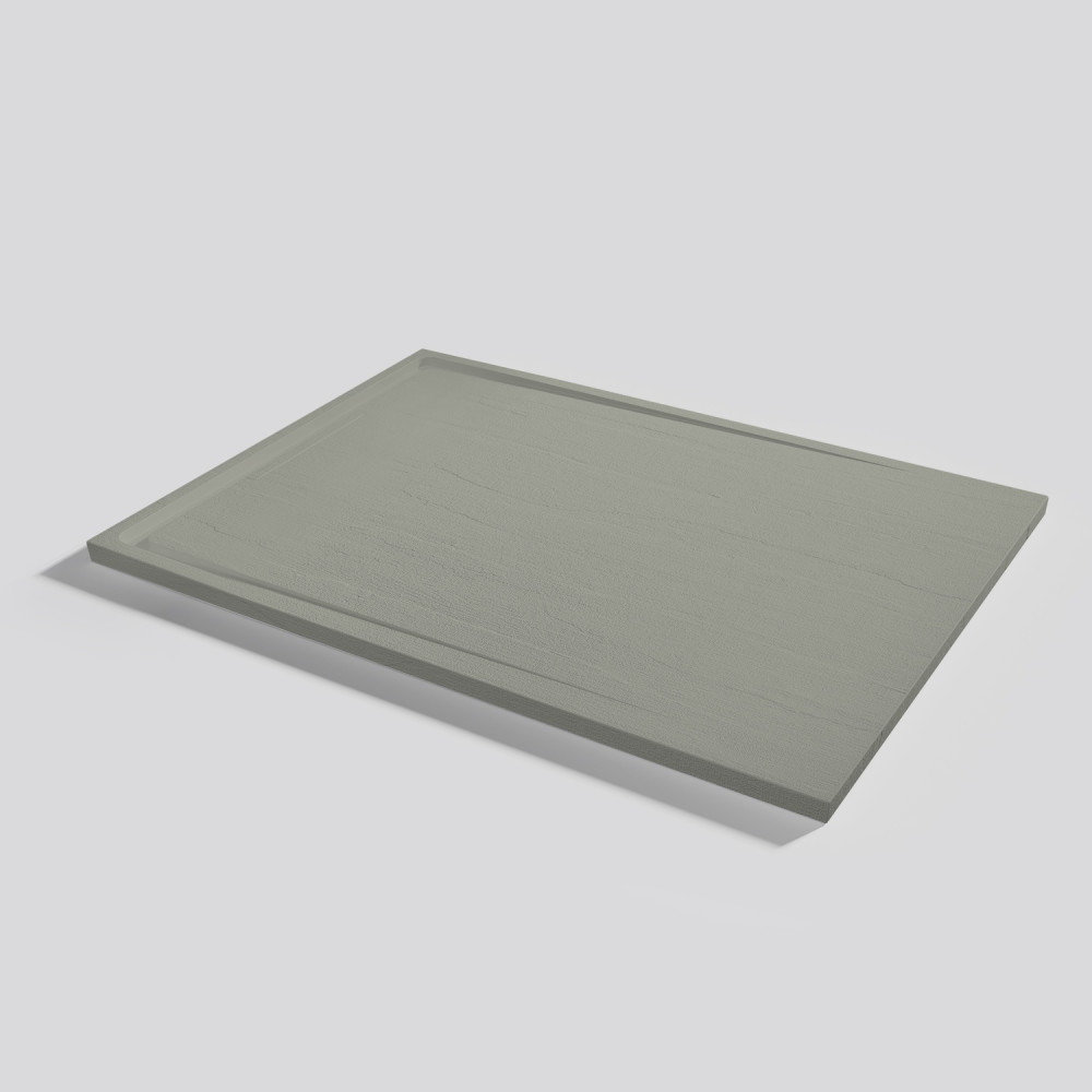 Shower tray Tempo Arabba Grey Rectangular 140x100