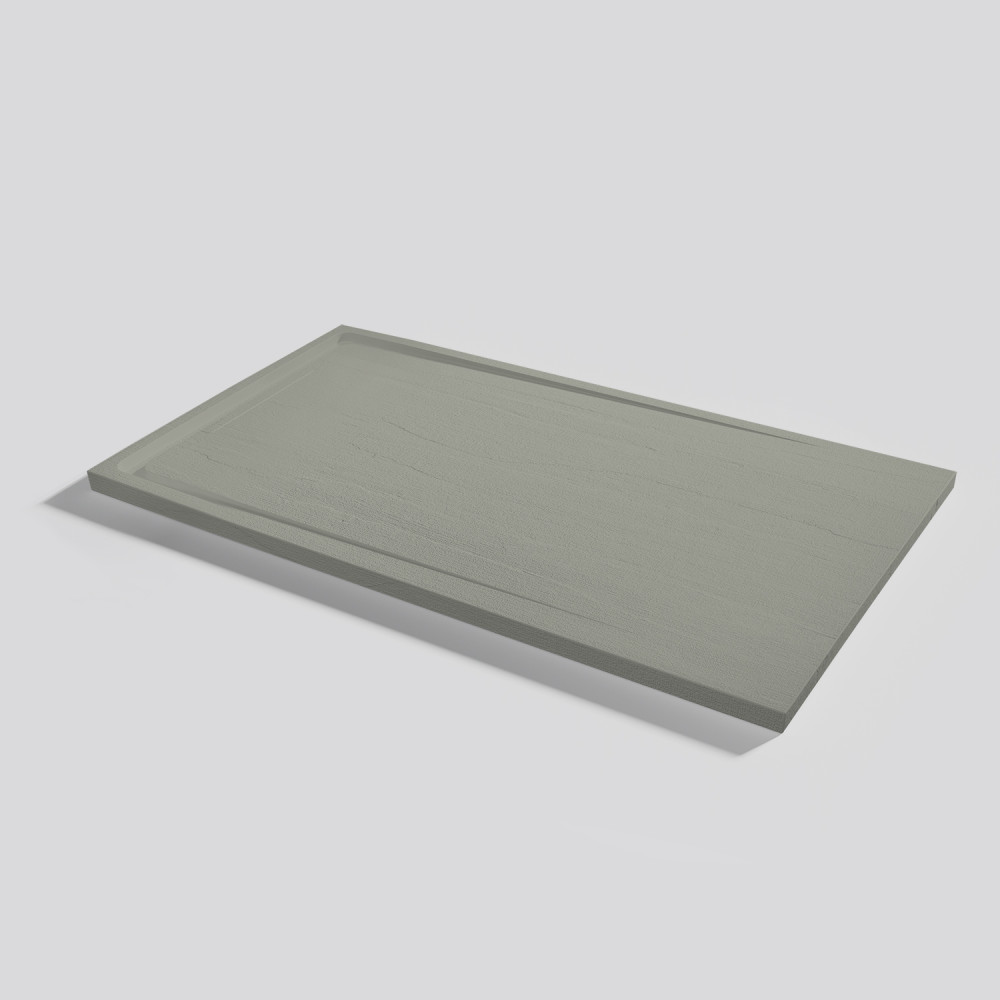 Shower tray Tempo Arabba Grey Rectangular 140x80
