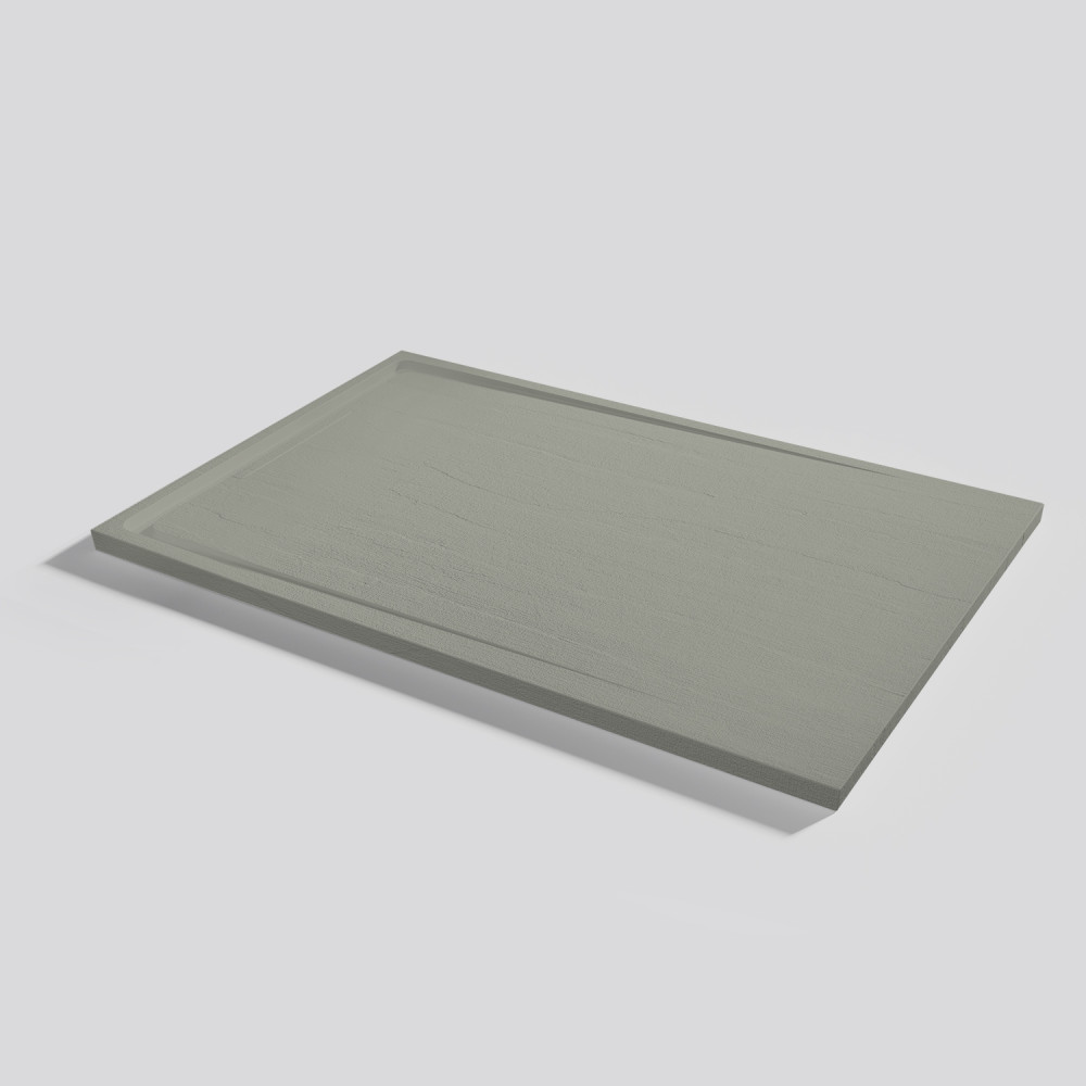 Plato de ducha Tempo Arabba Grey Rectangular 140x90