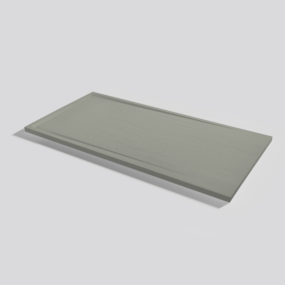 Plato de ducha Tempo Arabba Grey Rectangular 160x80