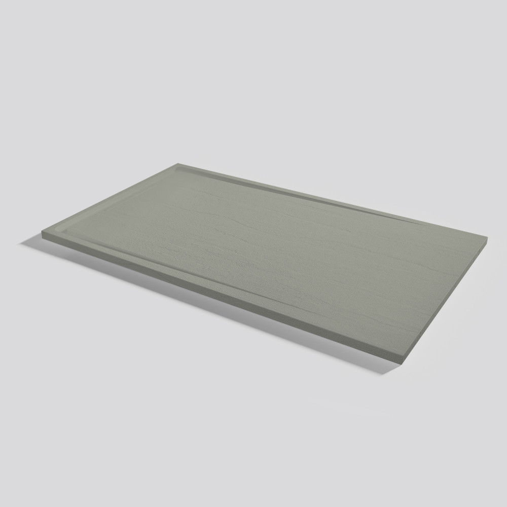 Shower tray Tempo Arabba Grey Rectangular 160x90