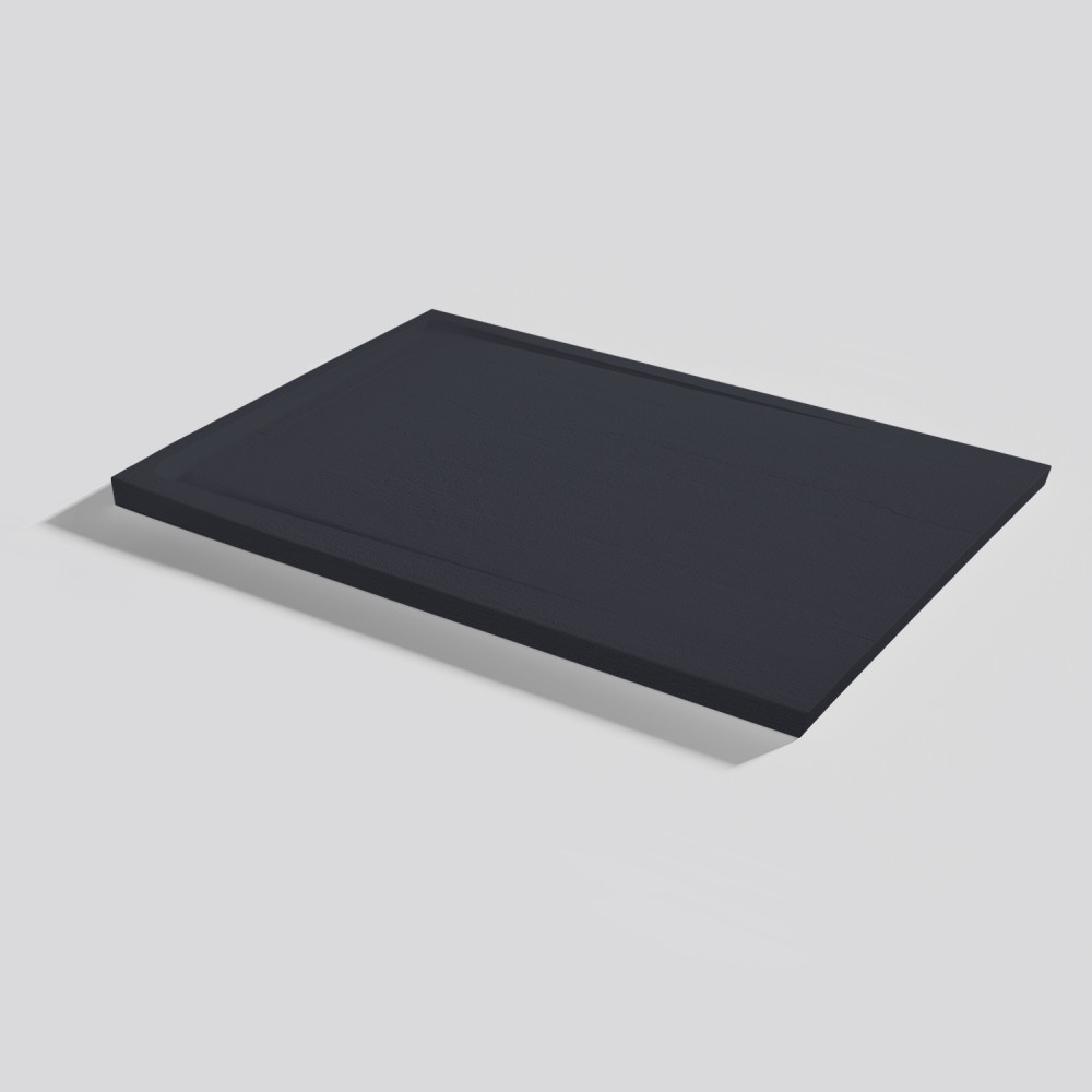 Shower tray Tempo Arabba Negro Rectangular 100x70