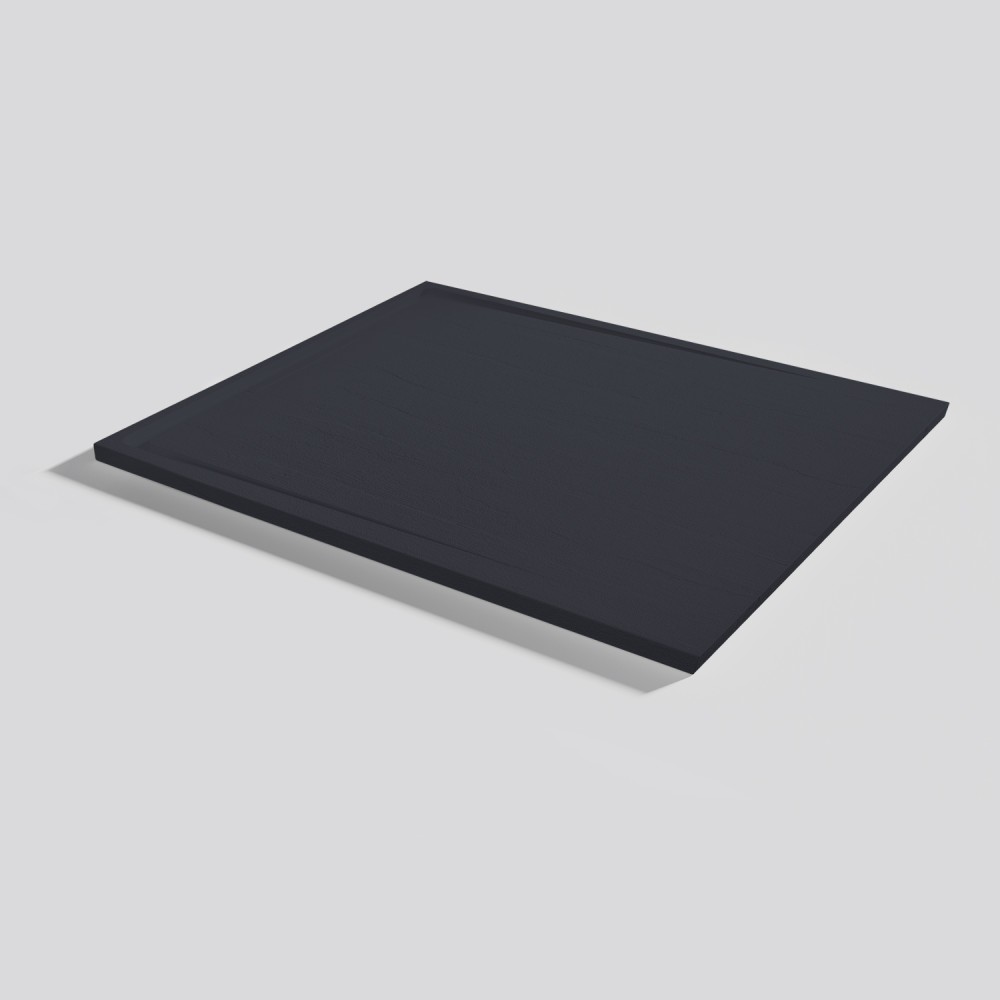 Shower tray Tempo Arabba Negro Rectangular 120x100