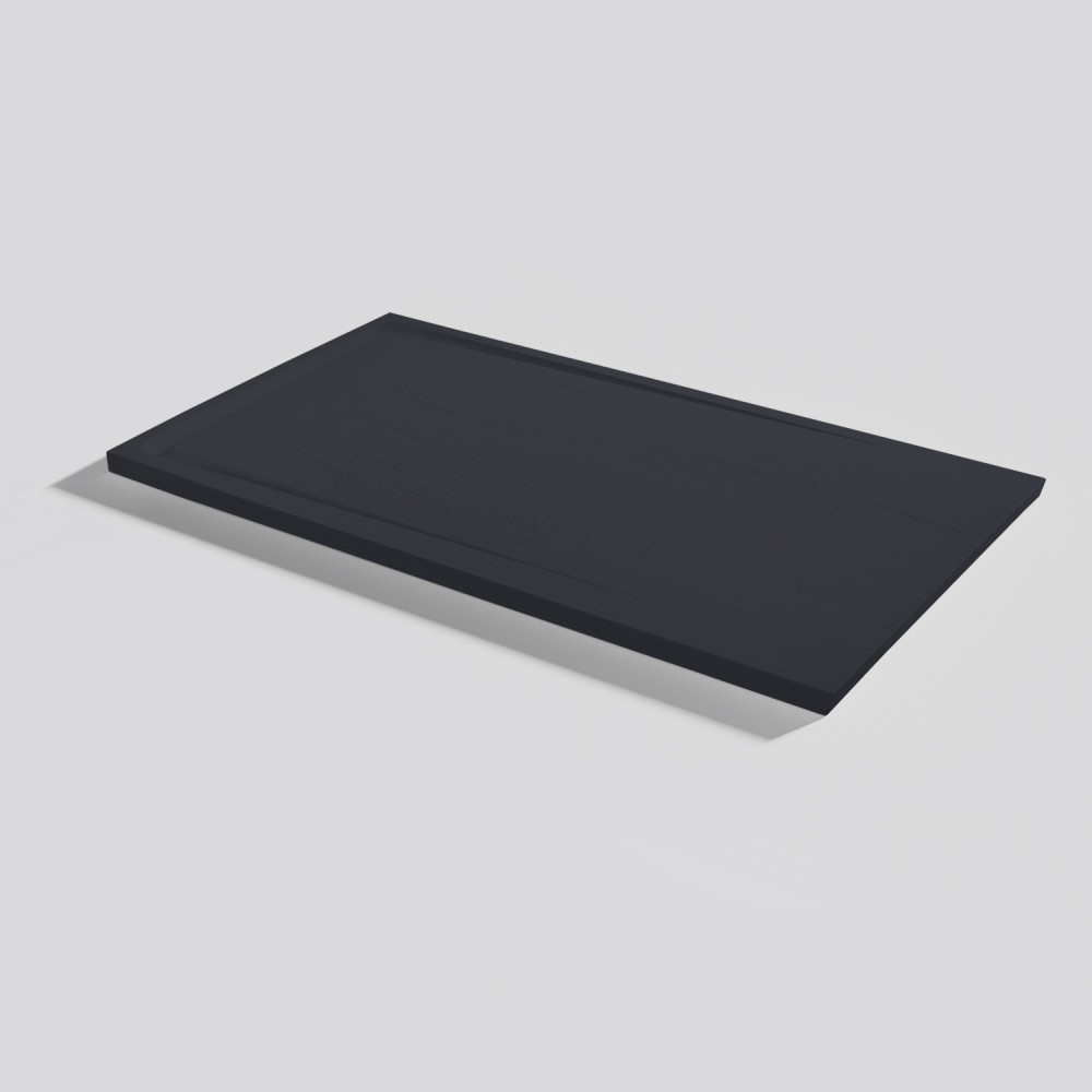 Shower tray Tempo Arabba Negro Rectangular 120x70