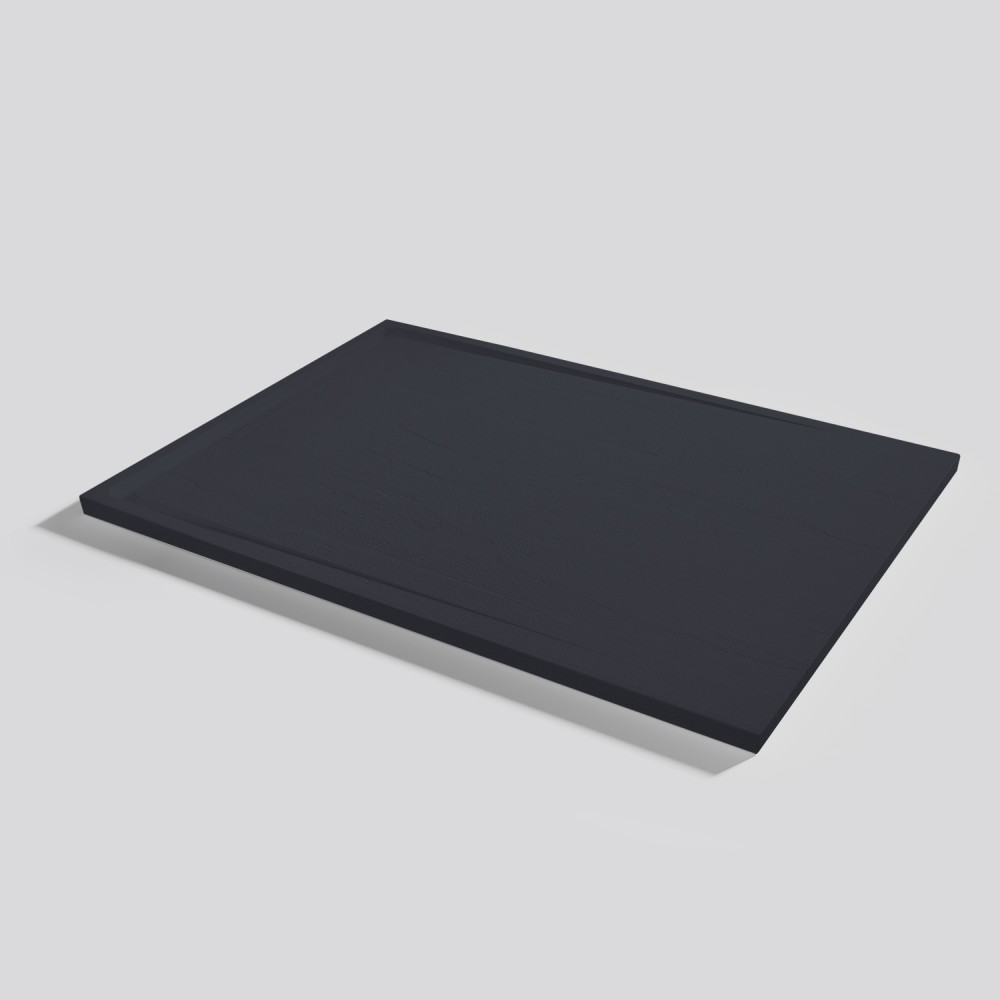 Shower tray Tempo Arabba Negro Rectangular 140x100