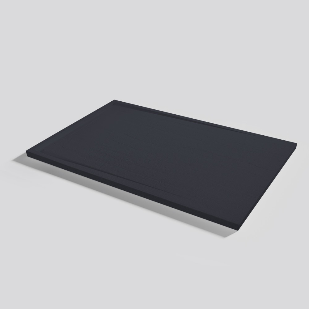 Shower tray Tempo Arabba Negro Rectangular 140x90