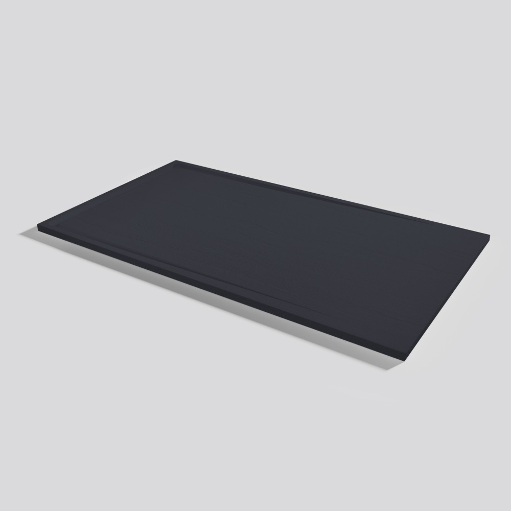 Plato de ducha Tempo Arabba Negro Rectangular 180x100