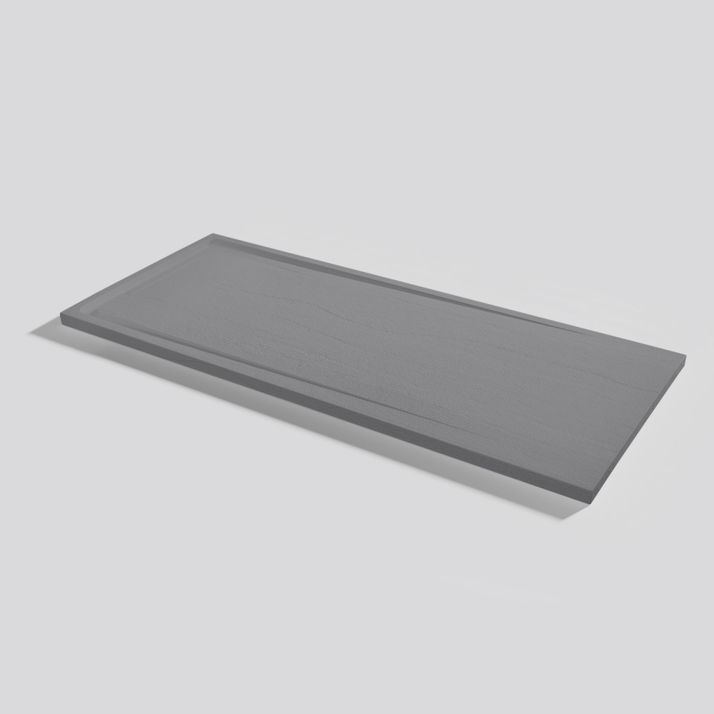 Plato de ducha Tempo Arabba Platinum Rectangular 160x70