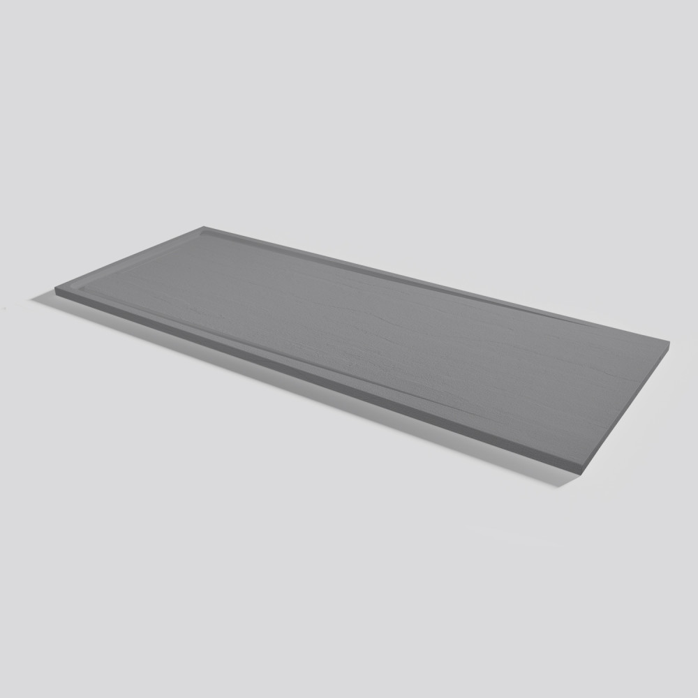 Plato de ducha Tempo Arabba Platinum Rectangular 200x80