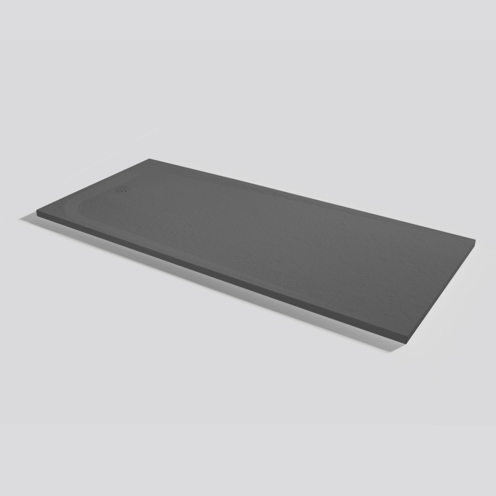 Shower tray Unic Slate Acier Rectangular 180x80