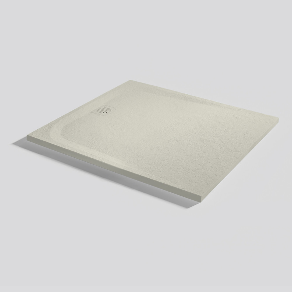 Shower tray Unic Slate Beige Rectangular 100x90