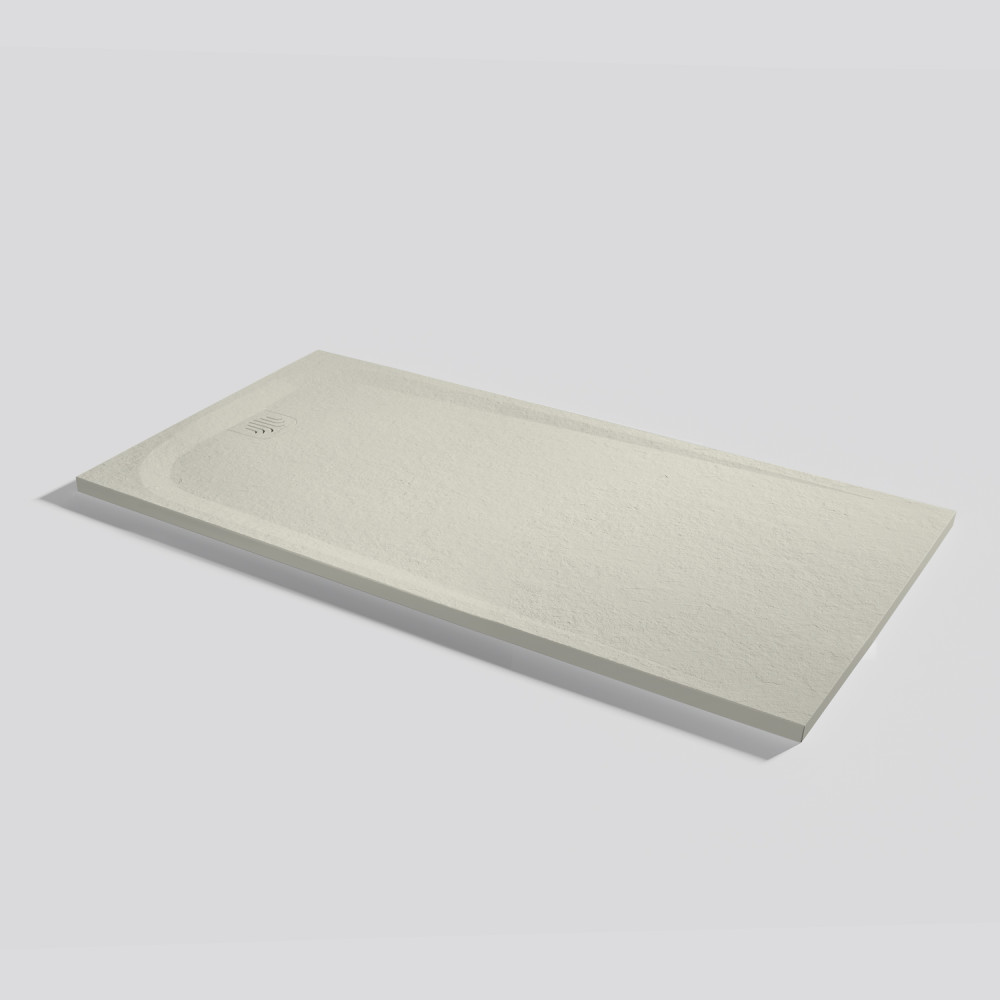 Duschwanne Unic Slate Beige Rechteckig 160x80