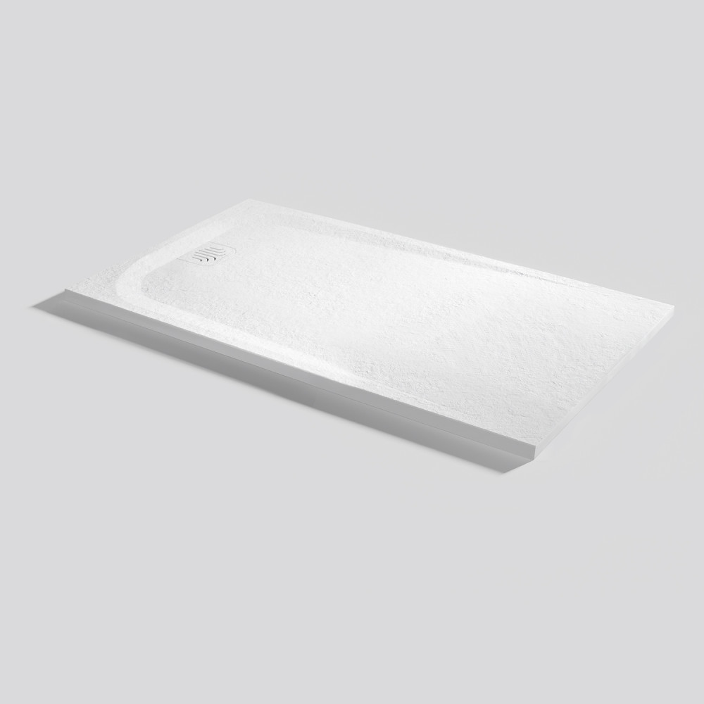 Plato de ducha Unic Slate Blanco Rectangular 120x70