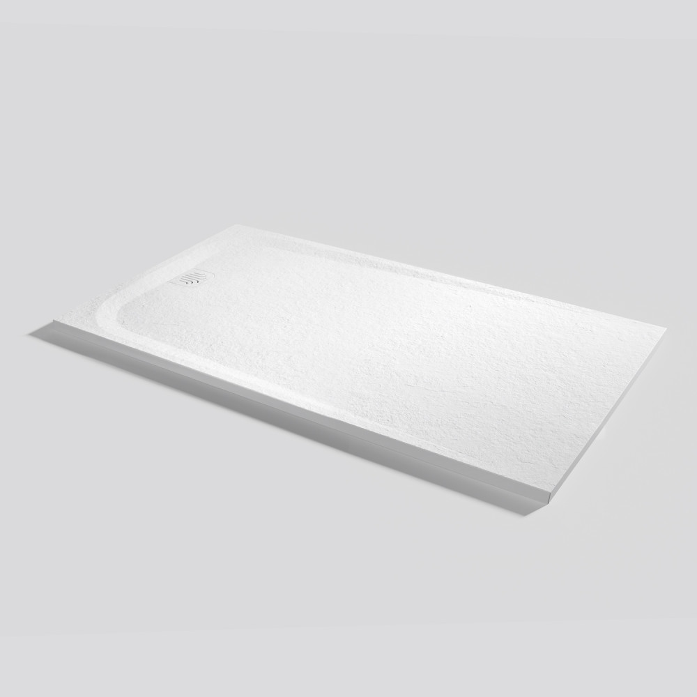 Plato de ducha Unic Slate Blanco Rectangular 160x90