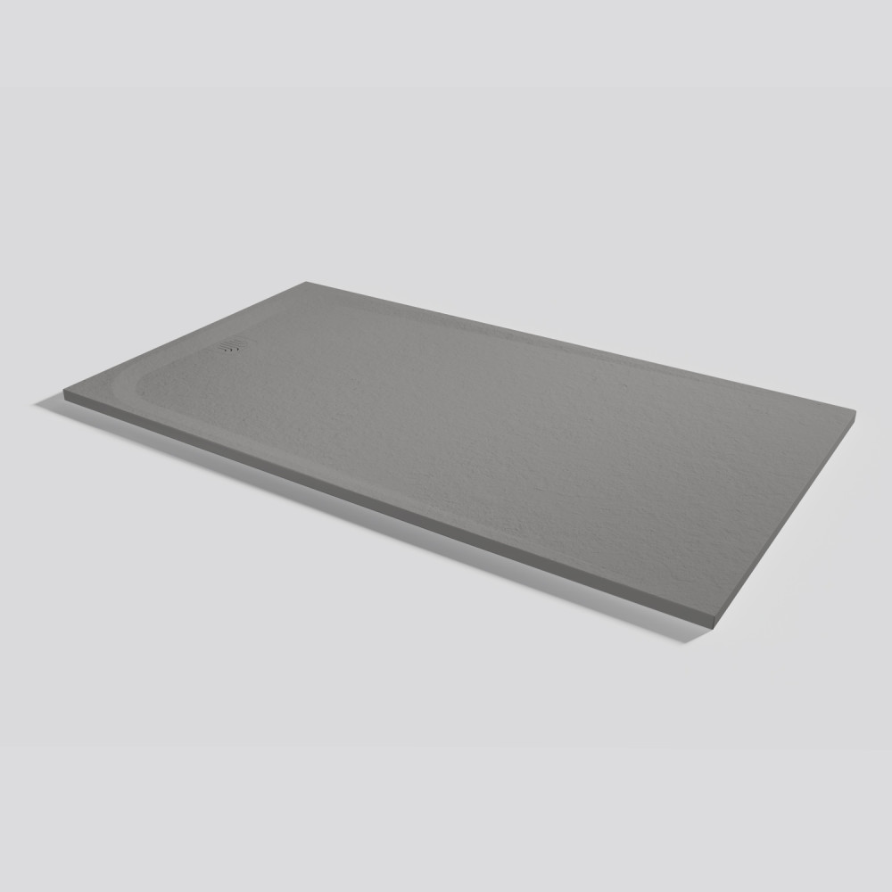 Piatto doccia Unic Slate Cemento Rettangolare 180x100