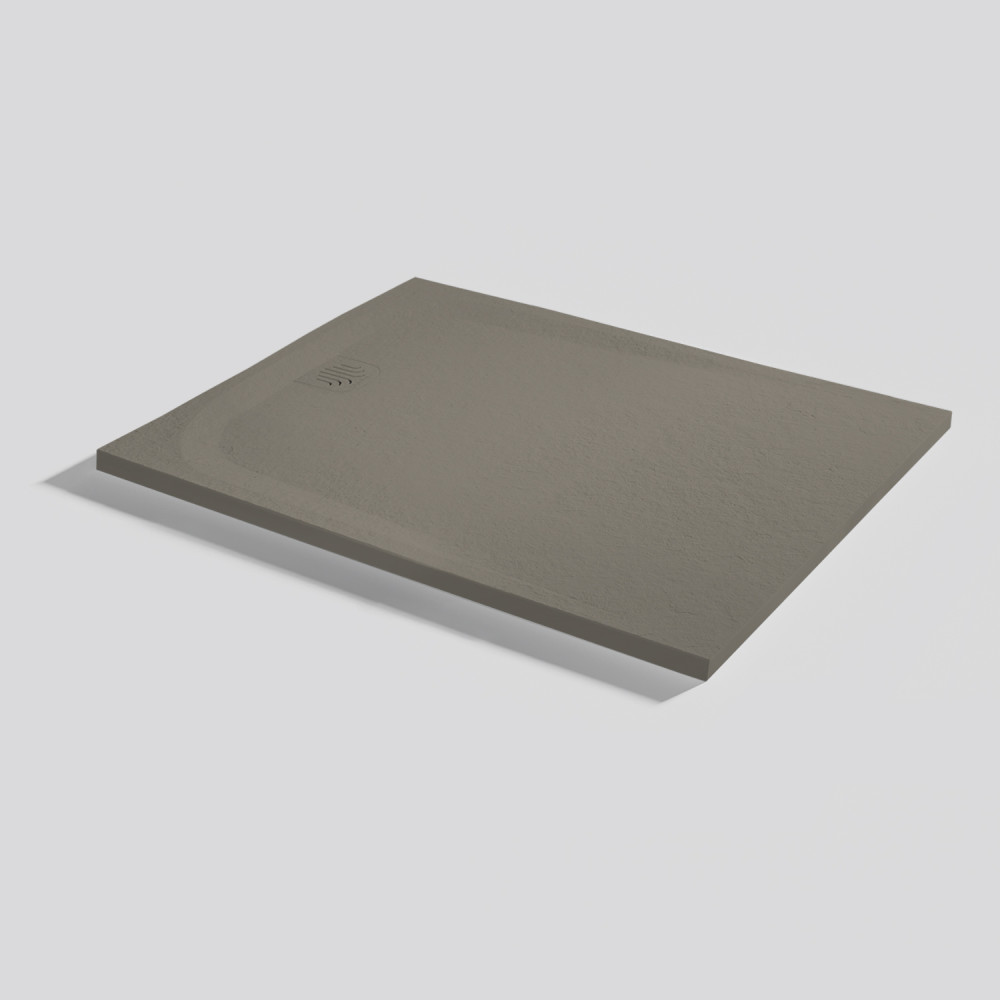 Plato de ducha Unic Slate Fango Rectangular 100x80