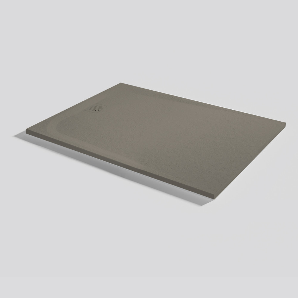 Plato de ducha Unic Slate Fango Rectangular 120x90