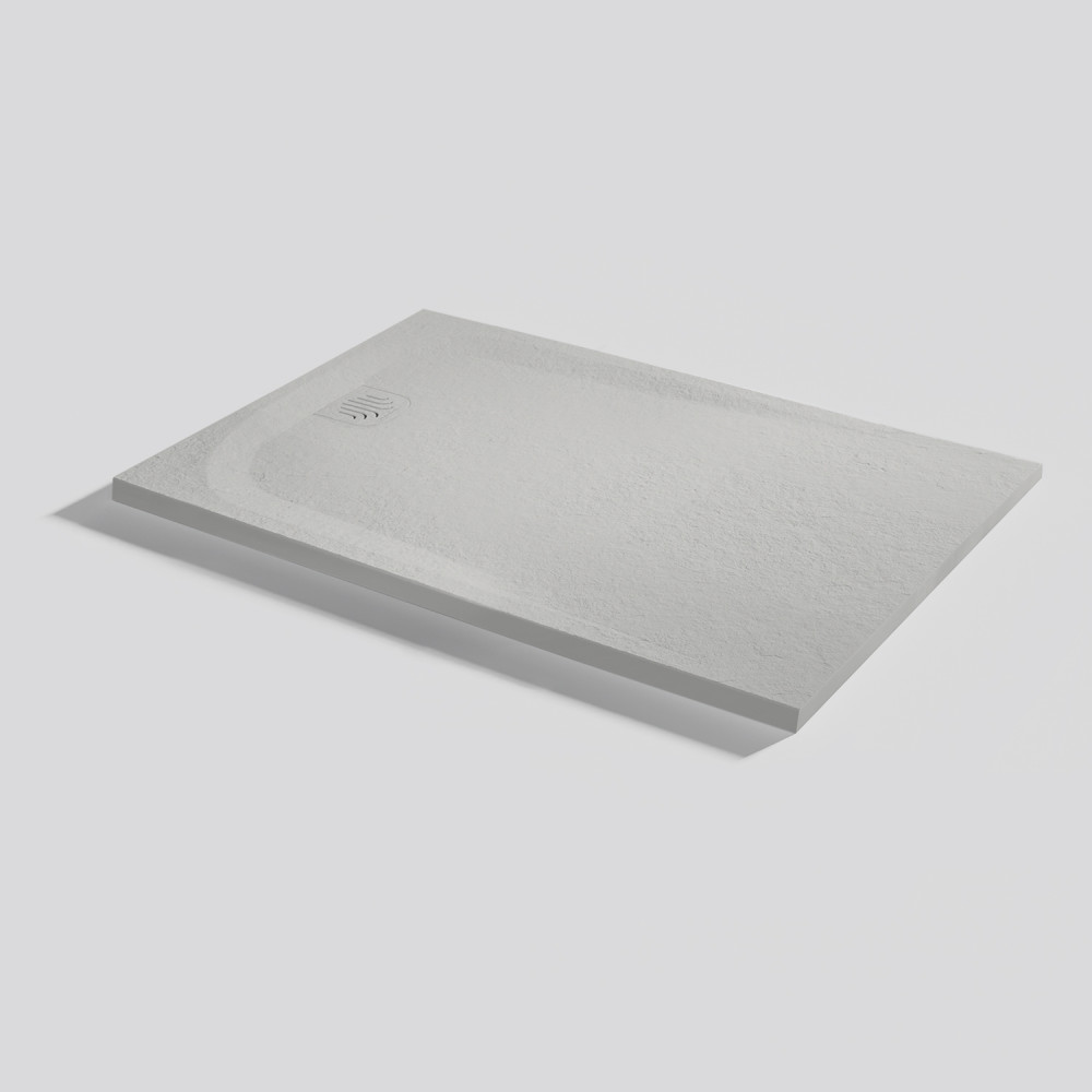 Plato de ducha Unic Slate Marfil Rectangular 100x70