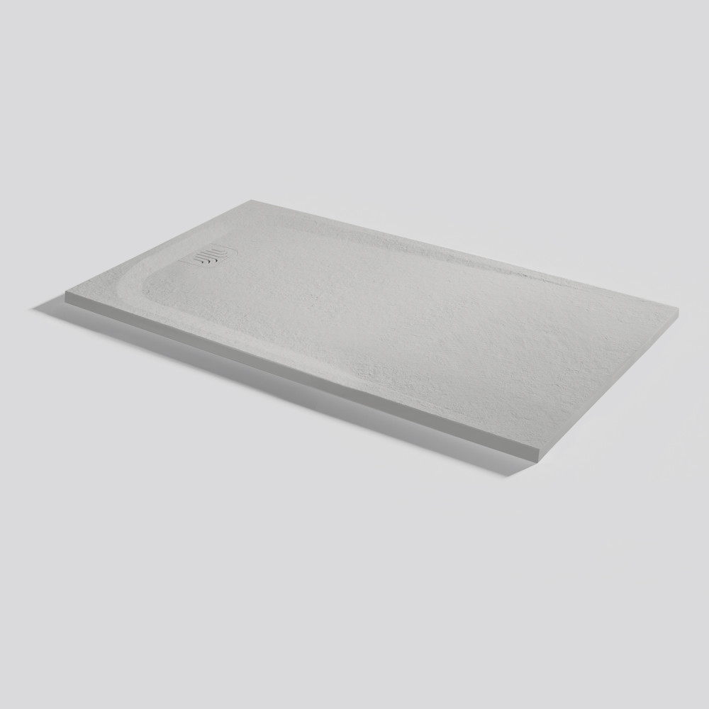 Plato de ducha Unic Slate Marfil Rectangular 120x70