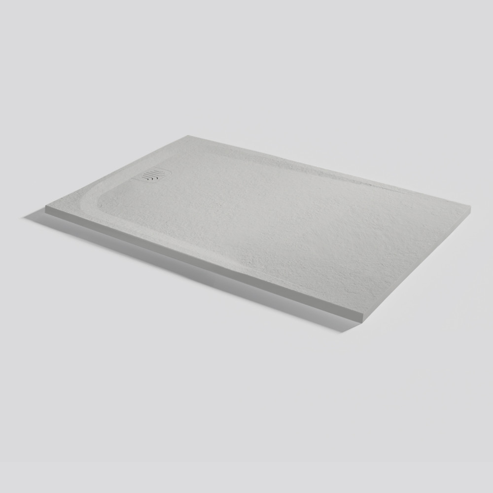 Plato de ducha Unic Slate Marfil Rectangular 120x80