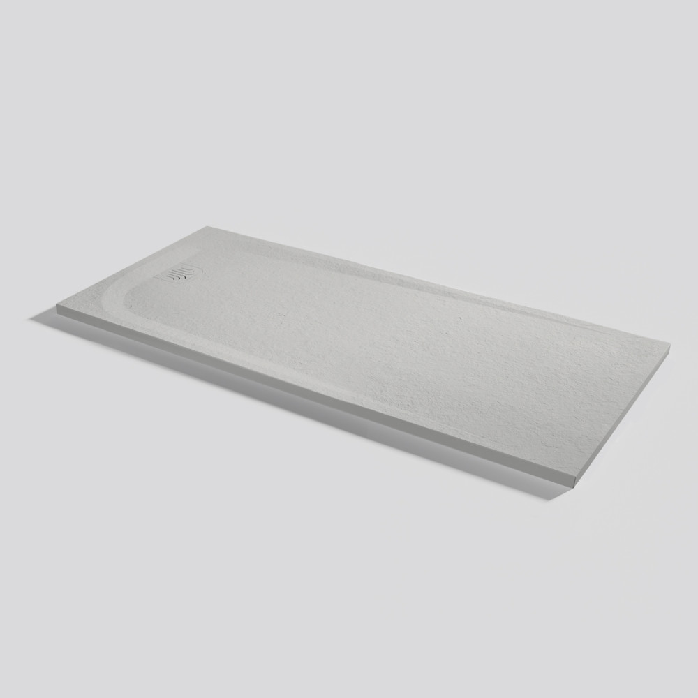 Plato de ducha Unic Slate Marfil Rectangular 160x70