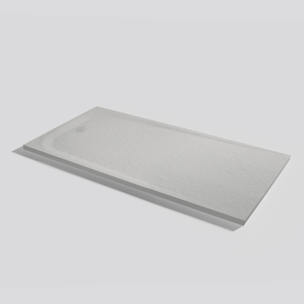 Plato de ducha Unic Slate Marfil Rectangular 160x80