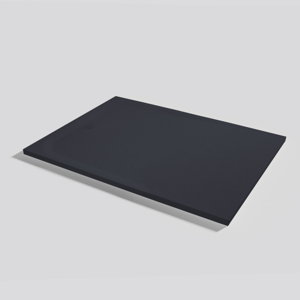 Plato de ducha Unic Slate Negro Rectangular 140x100