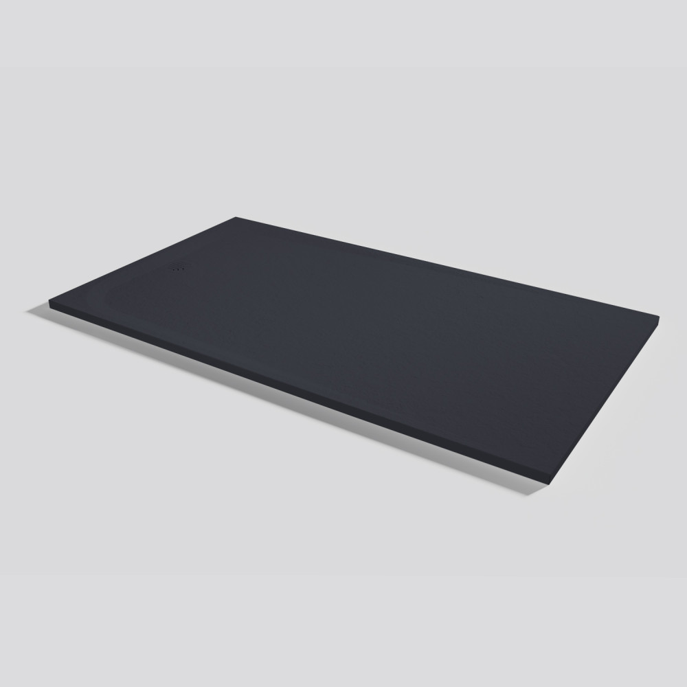 Plato de ducha Unic Slate Negro Rectangular 180x100