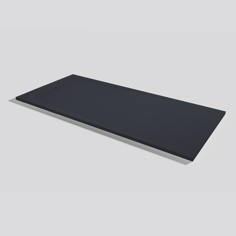 Plato de ducha Unic Slate Negro Rectangular 200x90