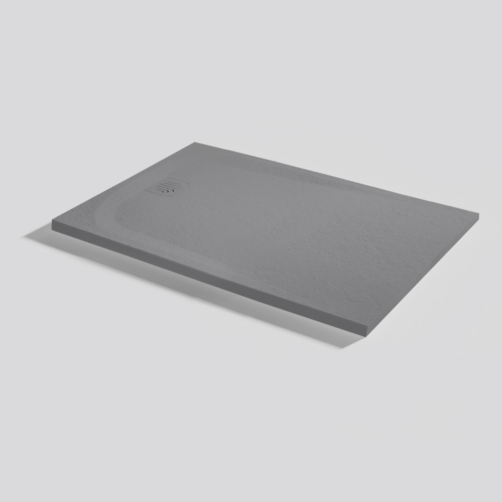 Shower tray Unic Slate Platinum Rectangular 100x70
