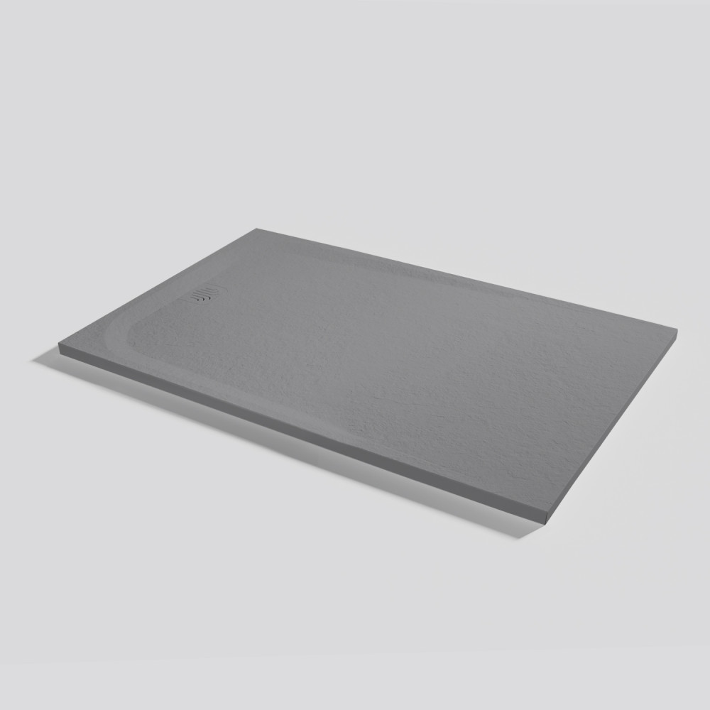 Shower tray Unic Slate Platinum Rectangular 140x90