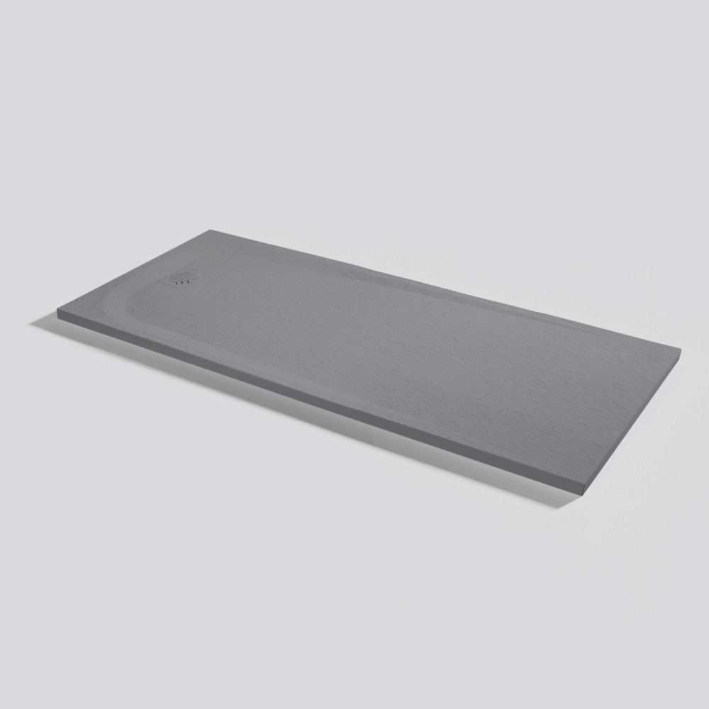 Shower tray Unic Slate Platinum Rectangular 160x70