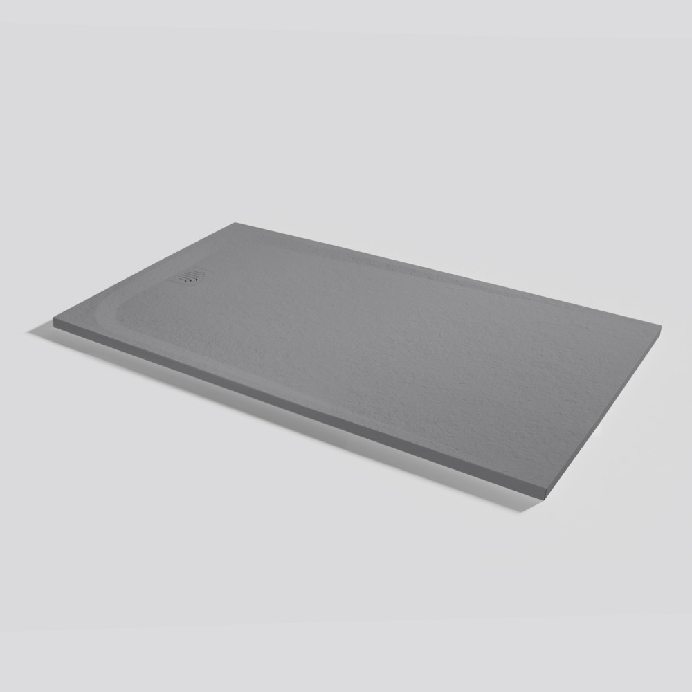 Shower tray Unic Slate Platinum Rectangular 160x90