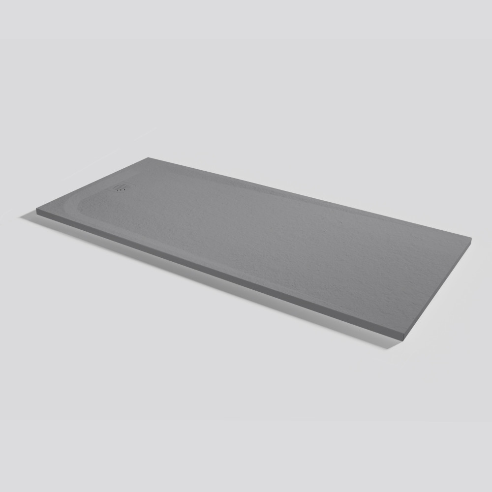 Shower tray Unic Slate Platinum Rectangular 180x80
