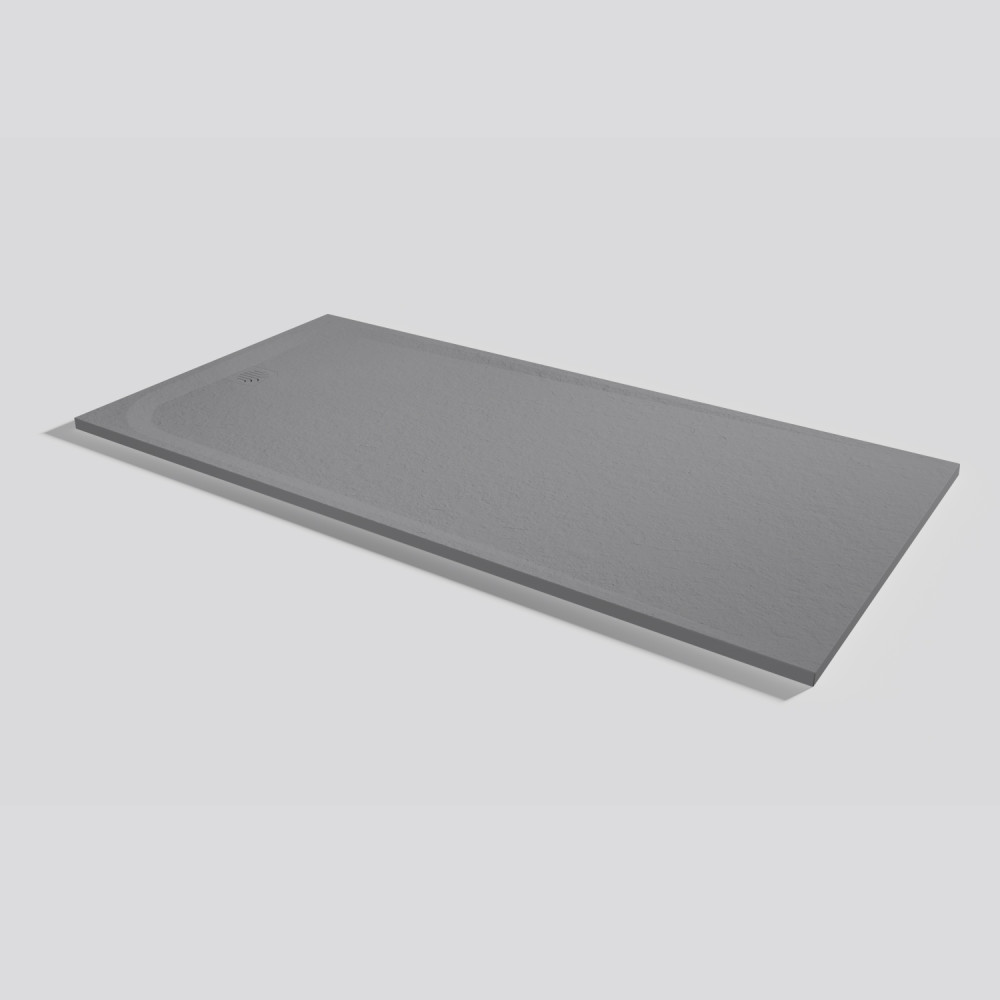 Shower tray Unic Slate Platinum Rectangular 200x100